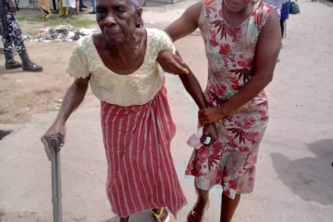PHOTOS: 90-YEAR-OLD WOMAN VOTES IN DELTA 
