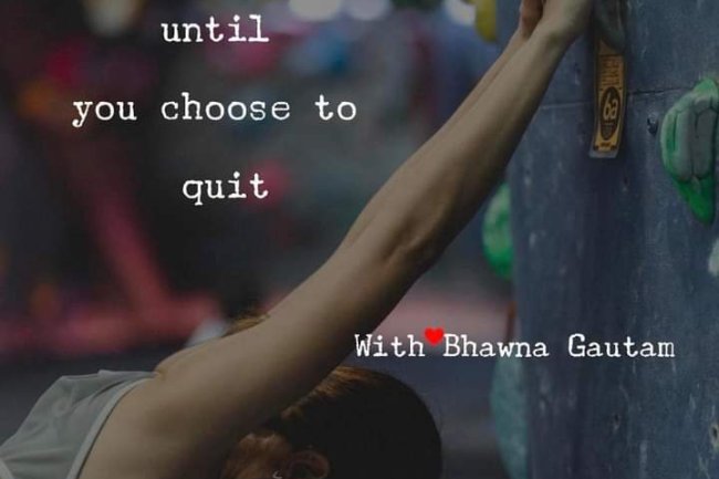 ARE YOU THINKING OF QUITTING?