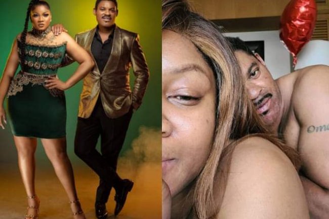 DOUBLE CELEBRATION FOR OMOTOLA EKEINDE AS SHE CELEBRATES 27TH WEDDING ANNIVERSARY AND HUSBAND’S BIRTHDAY WITH STEAMY PHOTO 