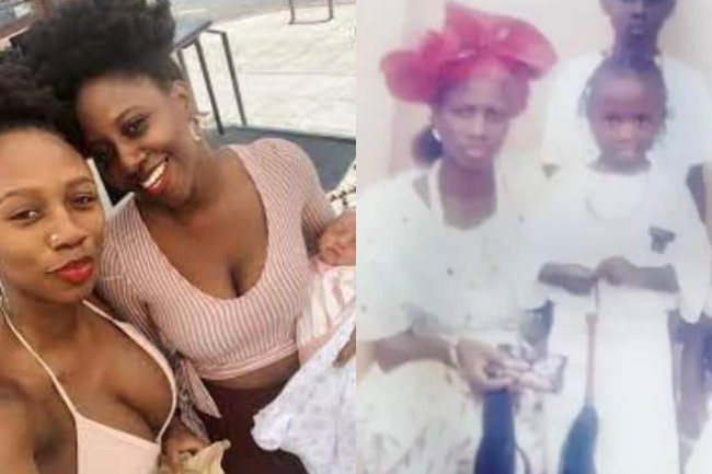 “KORRA IS HER LATE MUM’S REPLICA” – REACTIONS AS KORRA OBIDI’S SISTER NANCY UMEH WOWS FANS WITH THROWBACK FAMILY PHOTO 
