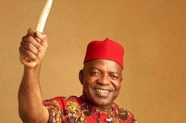 GOVERNOR OKEZIE IKPEAZU CONGRATULATES GOVERNOR ELECT, ALEX OTTI