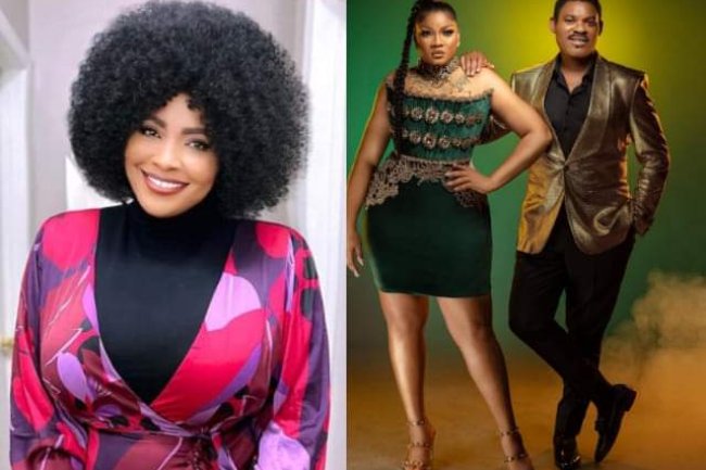 ‘I NOW SAY I MISS TRUE LOVE.’- SONIA OGIRI CELEBRATES OMOTOLA JALADE EKEHINDE AND HUBBY AS THEY MARK 27TH WEDDING ANNIVERSARY 