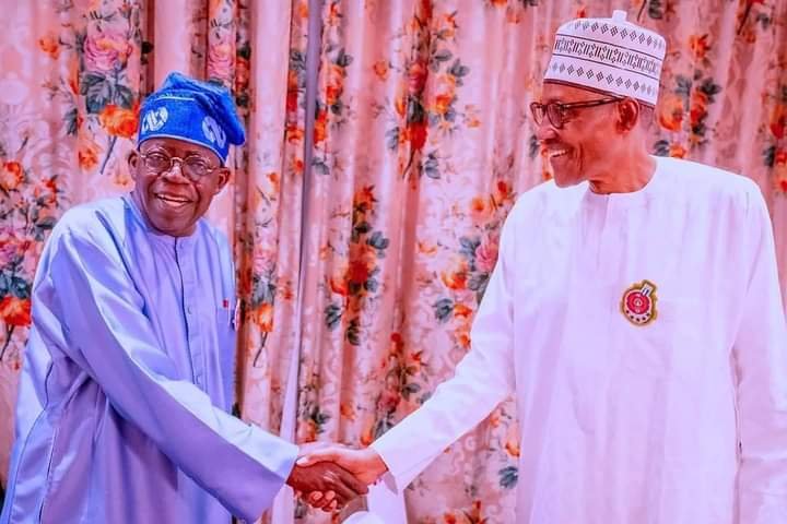 BUHARI CONGRATULATES TINUBU, PLEDGES TO WORK WITH HIM TO ENSURE AN ORDERLY HANDOVER OF POWER