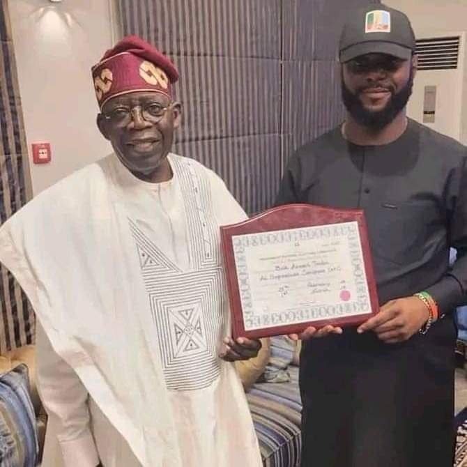 INEC’S CERTIFICATE OF RETURN IS LIKE WORLD CUP TROPHY TO ME - TINUBU