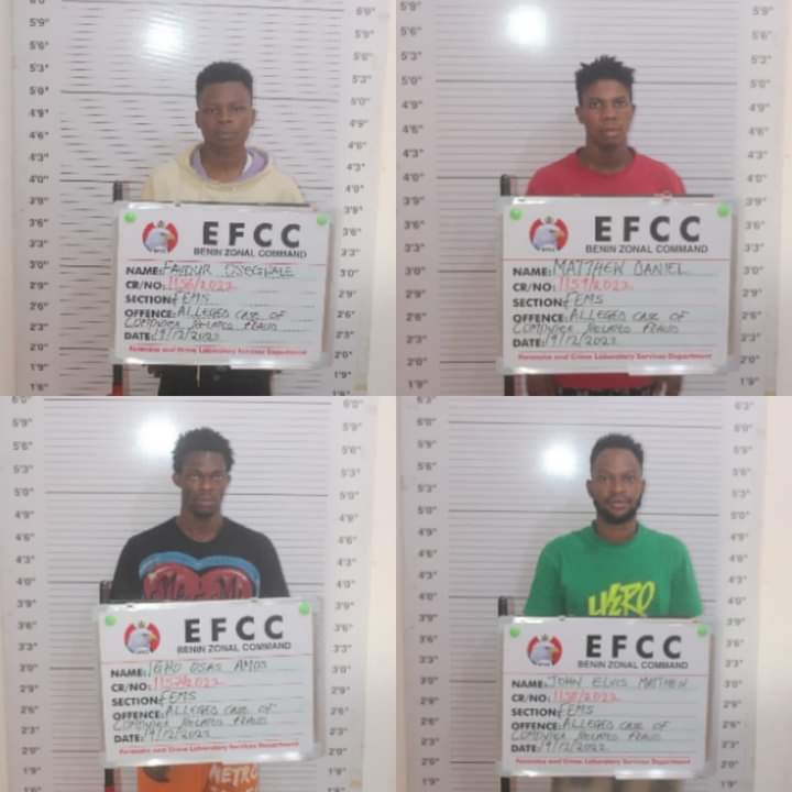 PHOTOS: COURT CONVICTS 14 INTERNET FRAUDSTERS IN EDO 