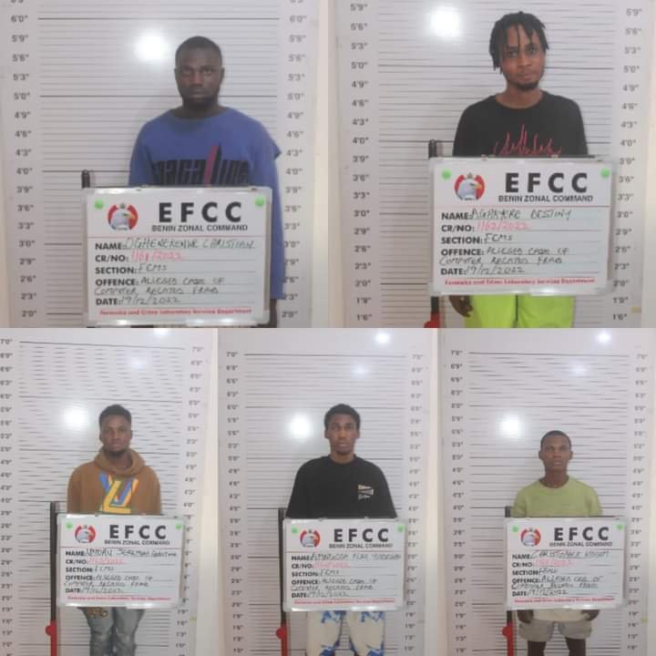 PHOTOS: COURT CONVICTS 14 INTERNET FRAUDSTERS IN EDO 