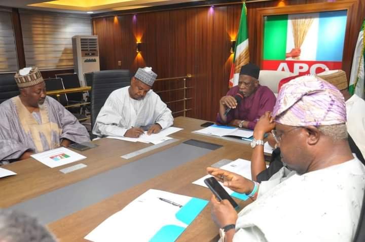 PHOTOS: ADAMU MEETS APC GOVERNORS AHEAD OF ELECTION 