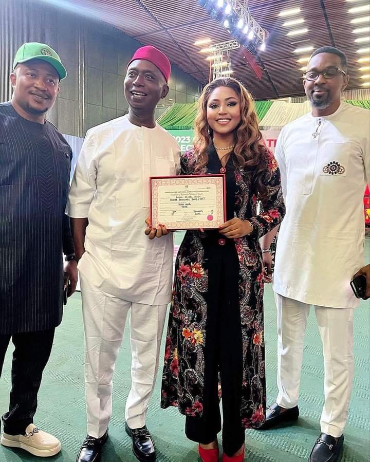 PHOTOS: NED NWOKO RECEIVES CERTIFICATE OF RETURN IN ABUJA