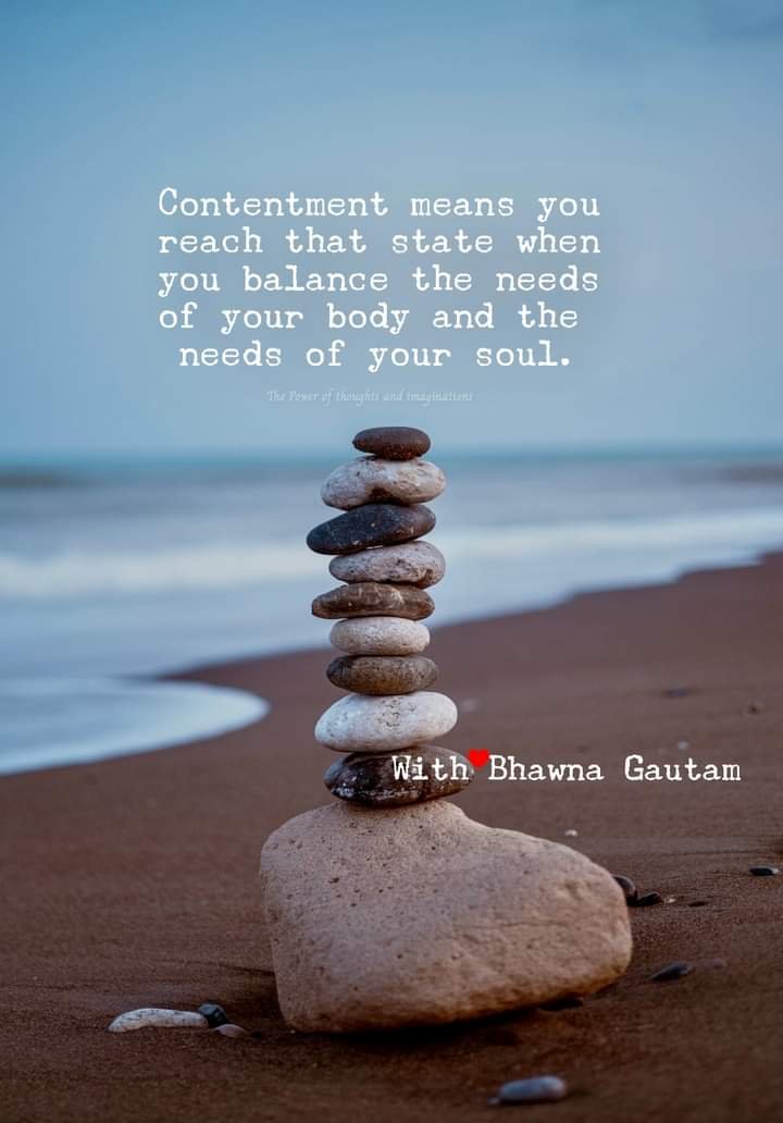 WHAT DOES CONTENTMENT MEAN TO YOU?