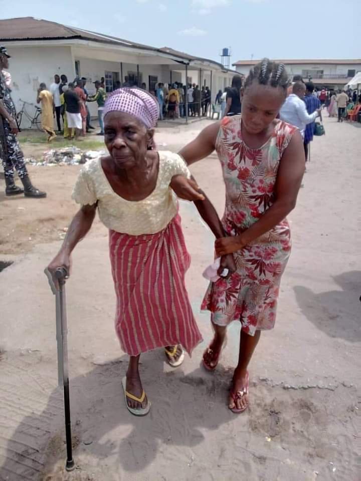 PHOTOS: 90-YEAR-OLD WOMAN VOTES IN DELTA 