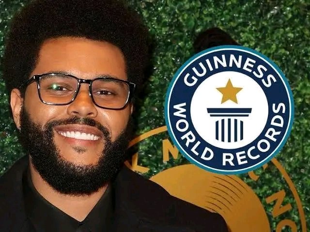 THE WEEKND SETS GUINNESS RECORD AS WORLD’S MOST POPULAR ARTIST