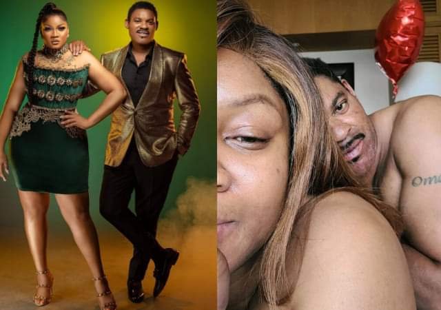 DOUBLE CELEBRATION FOR OMOTOLA EKEINDE AS SHE CELEBRATES 27TH WEDDING ANNIVERSARY AND HUSBAND’S BIRTHDAY WITH STEAMY PHOTO 