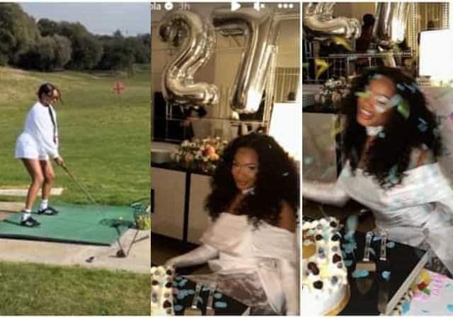 TEMI OTEDOLA HOLDS GOLF TOURNAMENT, SHARES OFFICIAL PHOTOS, VIDEOS FROM BIRTHDAY PARTY 