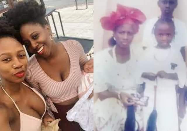 “KORRA IS HER LATE MUM’S REPLICA” – REACTIONS AS KORRA OBIDI’S SISTER NANCY UMEH WOWS FANS WITH THROWBACK FAMILY PHOTO 