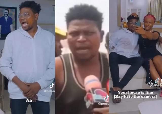 “NAIRA SCARCITY DON DE HELP YOUR CAREER” – MAN BEHIND VIRAL ‘PRESSURE TI WA’ FEATURES IN SKITS, VIDEOS TREND [WATCH]