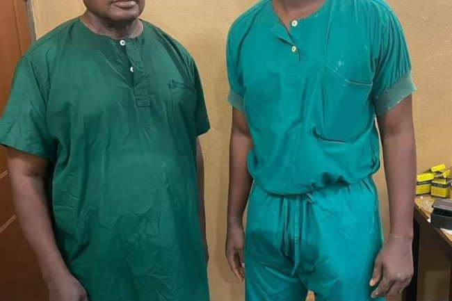 PHOTOS: FATHER, SON PERFORM SURGERY TOGETHER