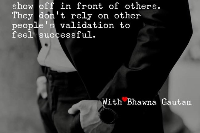 WHY DO SOME PEOPLE BRAG ABOUT THEIR SUCCESS?