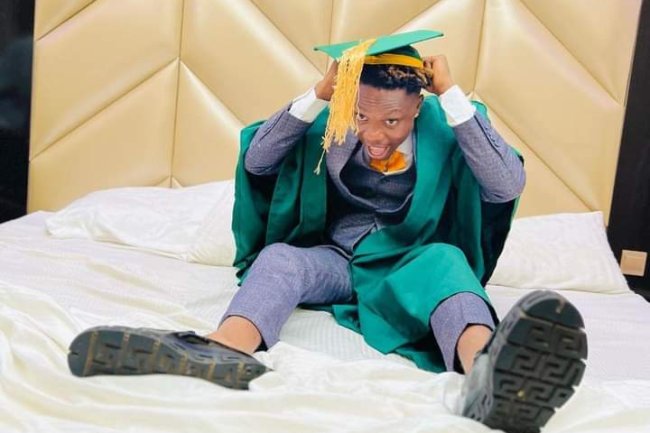PHOTOS: SKIT MAKER FUNNYBROS CELEBRATES AS HE MATRICULATES INTO NIGERIAN VARSITY