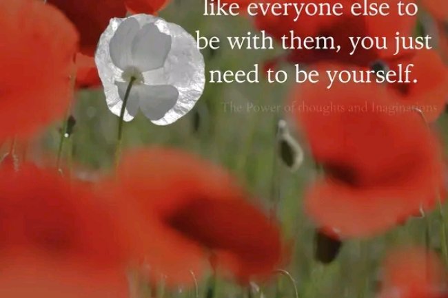 WHY SHOULD WE NEVER TRY TO FIT IN?