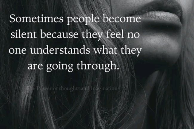 DO YOU UNDERSTAND YOUR LOVED ONE’S SILENCE?