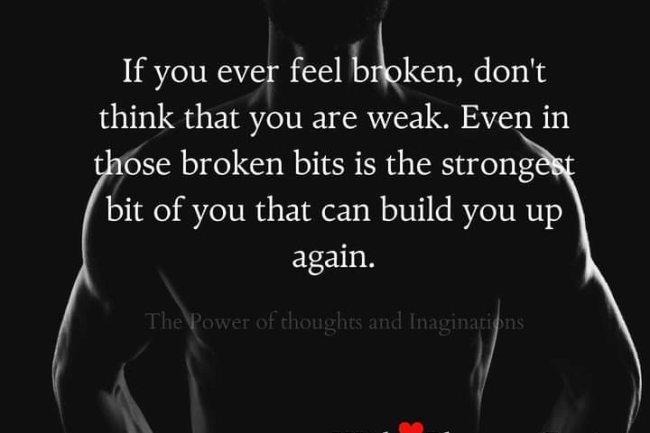 WHY SHOULD WE NEVER CONSIDER OURSELVES WEAK IN FRONT OF ANY SITUATION?
