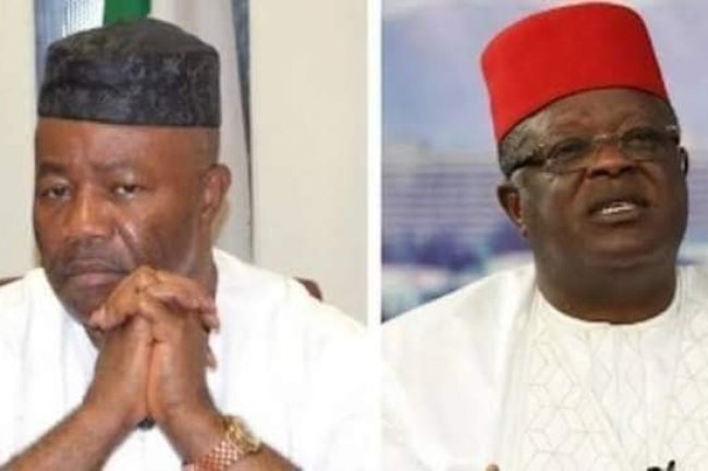 UMAHI STEPS DOWN AND ENDORSES AKPABIO FOR SENATE PRESIDENT