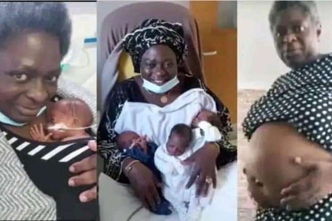 54-YEAR-OLD WOMAN WELCOMES TRIPLETS AFTER 21 YEARS OF CHILDLESSNESS 