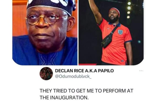 NIGERIAN RAPPER ODUMODU BLVCK TURNS DOWN REQUEST TO PERFORM AT TINUBU’S INAUGURATION