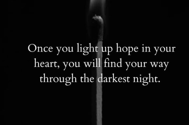 DOES BEING HOPEFUL GIVE US THE STRENGTH TO ENDURE?