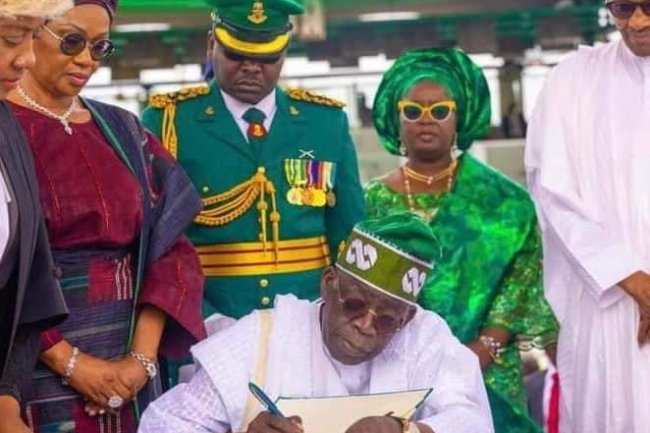 “THE POUDEST DAY OF MY LIFE” – TINUBU AS HE SHARES INAUGURATION PHOTOS