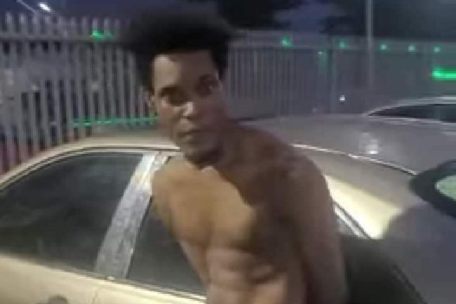 PHOTOS: POPULAR MUSIC PRODUCER ARRESTED IN ENUGU TRYING TO SNATCH CAR TO PLEASE GIRLFRIEND 