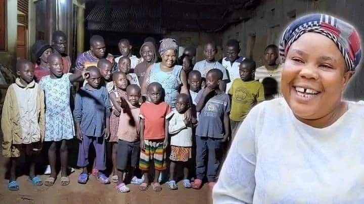 MEET A 44-YEAR-OLD WOMAN, MARIAM NABATANZI FROM UGANDAN. AT AGE 36, SHE HAS GIVEN BIRTH TO 44 CHILDREN