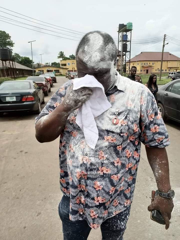 NIGERIAN JOURNALIST, IFEANYI OKALI, IN TEARS AS HIS WIFE DELIVERS THEIR FIRST CHILD — A BOUNCY BABY GIRL 11 YEARS AFTER THEIR MARRIAGE