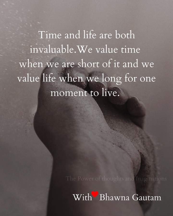 DO YOU VALUE BOTH TIME AND LIFE?