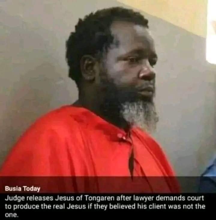 COURT RELEASES SELF ACCLAIMED KENYAN JESUS AFTER LAWYER DEMANDED COURT TO 'PRODUCE THE REAL JESUS'