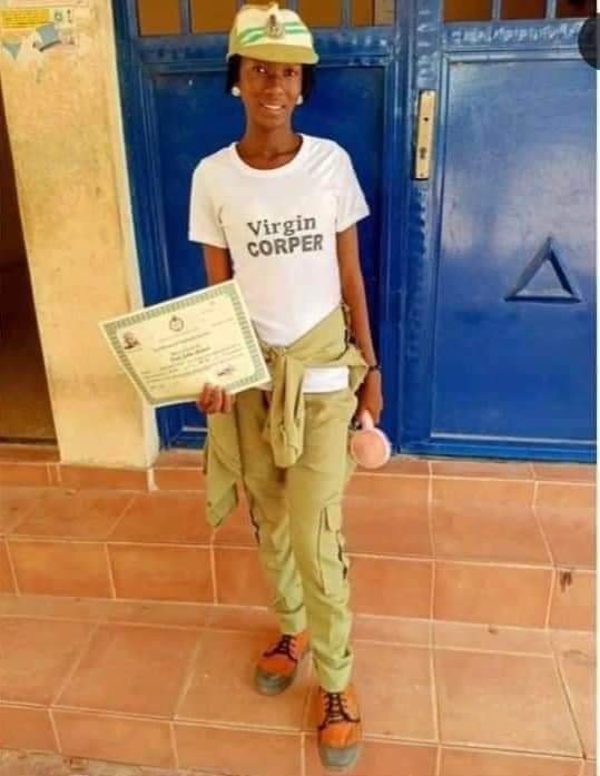 "I CAME, I SAW AND I'M COMING BACK HOME INTACT" - VIRGIN CORPER CELEBRATES AS SHE CONCLUDES NYSC
