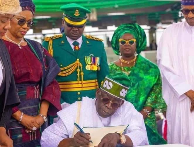 “THE POUDEST DAY OF MY LIFE” – TINUBU AS HE SHARES INAUGURATION PHOTOS