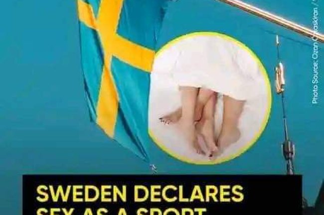 SWEDEN DECLARES SEX AS SPORT, TO HOLD FIRST TOURNAMENT
