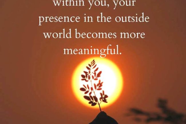 DOES INNER AWARENESS LEAD TO A MORE PURPOSEFUL LIVING?