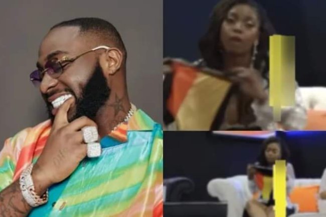 PENDO STACY, A KENYAN LADY, WAS CAUGHT ON TAPE FLAUNTING A PAIR OF BOXERS REPORTEDLY FOR DAVIDO