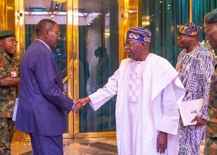 PRESIDENT TINUBU MEETS SERVICE CHIEFS