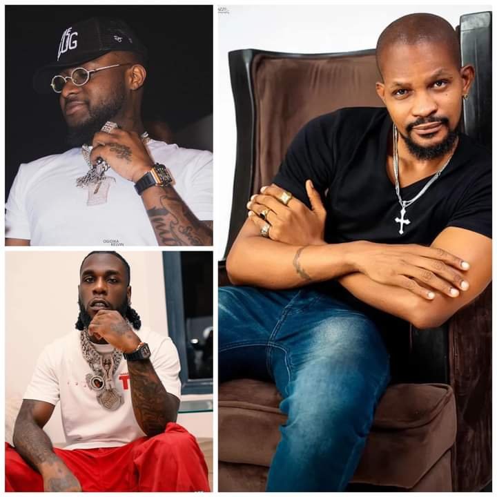 IN PICTURE: “GO AND BORROW WISDOM FROM BURNA BOY, 'NEW CAT' WEY SABI USE CONDOM NA YOUR MENTOR AND TEACHER" - UCHE MADUAGWU BLASTS DAVIDO