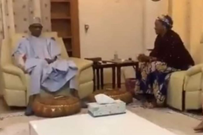 FIRST LADY REMI TINUBU PAYS COURTESY VISIT TO BUHARI IN DAURA