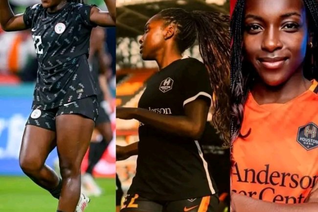 MICHELLE ALOZIE - NIGERIA'S WORLD CUP STAR PLAYING FOR THE FEMALE SUPER EAGLES 
