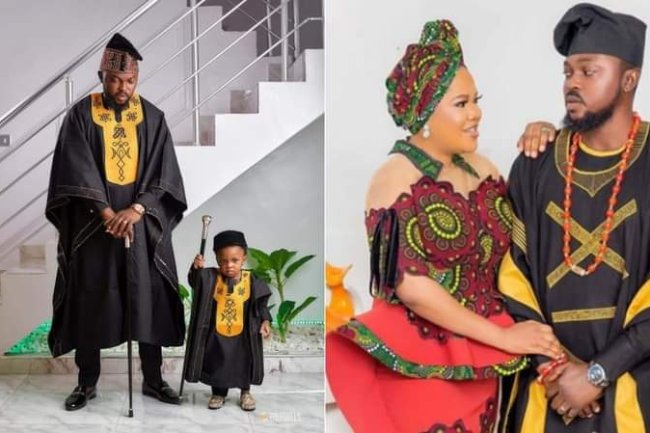 TOYIN ABRAHAM & HUSBAND CELEBRATE SON AT 4