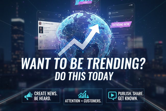 Want To Be Trending? Do This Today.