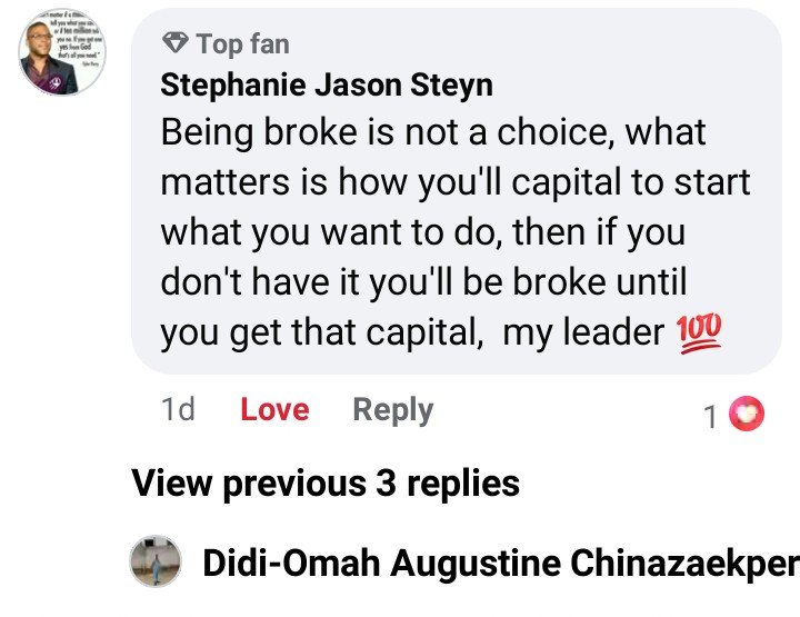 “Being Broke Is a Choice” — Didi-Omah Augustine Chinazaekpere’s Post Sparks Conversation Among His Top Fans
