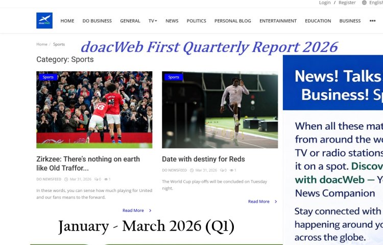 doacWeb First Quarterly Report 2026 (January - March 2026) (Q1)