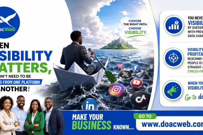 When You Need VISIBILITY, Go To doacWeb!