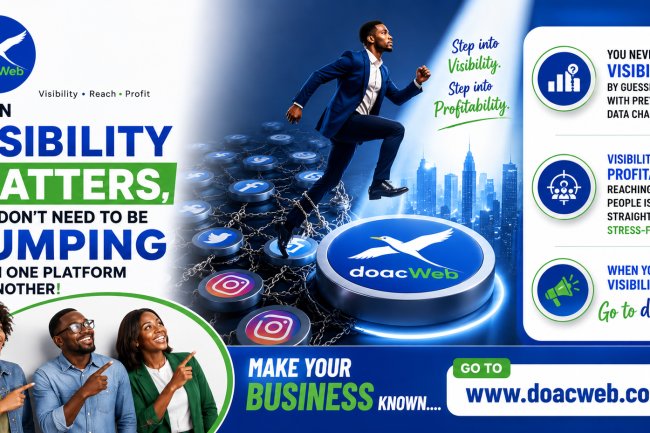 When VISIBILITY matters, Choose doacWeb